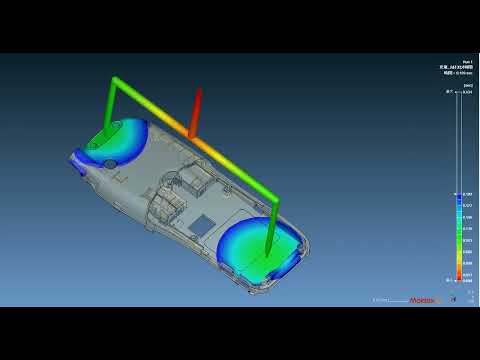 共栄金型 　樹脂流動解析　Moldex　シミュレーション　Run04