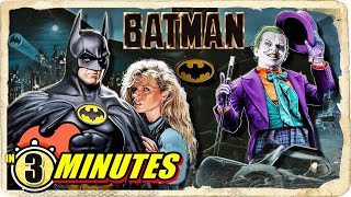 BATMAN (1989) Movie In 3 Minutes - (Speed Watch)