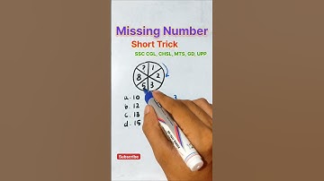 Missing Number || Reasoning classes, cgl, chsl, upp, upsi, ssc mts, ssc gd #ssc #shorts