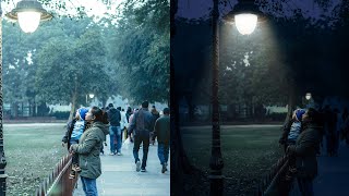 Turn DAY into NIGHT in Photoshop with Spotlight Effect