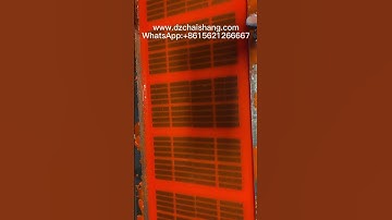 inside shaker Rubber modular screen,urethane mining screen net plate sieve,ore pu screen panel