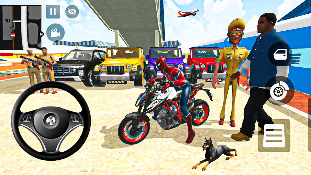 🐝 Indian Thift Auto Spiderman Game 🦚 Superhero Modify 💡Lightning_McQueen🔥Purchase All Car 🏎️ Bike 🏍️