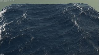 Ocean simulation multiple resolutions Blender