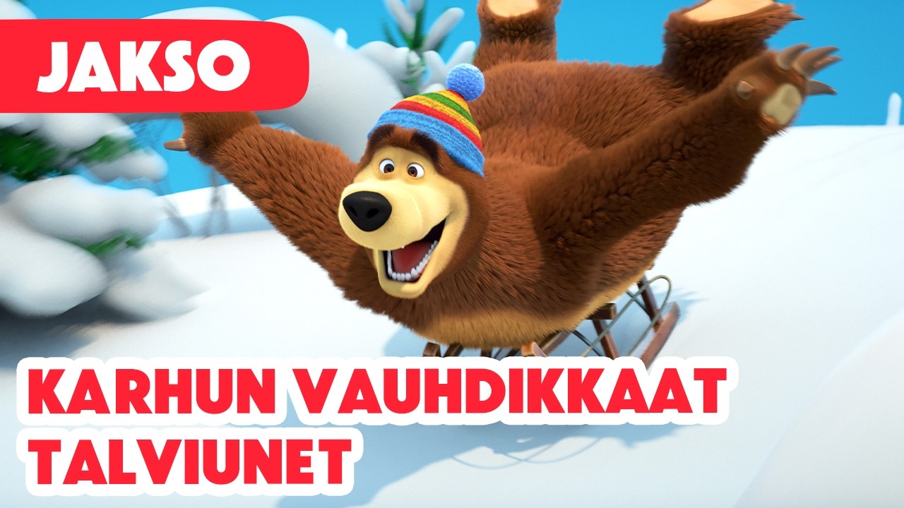 Masha ja Karhu 💥 UUSI JAKSO💥 Karhun Vauhdikkaat Talviunet ❄️🐻💤 (Jakso 128)  Masha and the Bear