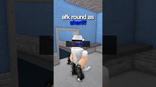 Pretending to be AFK as Sheriff 😭💔 || #roblox #mm2 #murdermystery2 #robloxedit #robloxmm2 Wealth