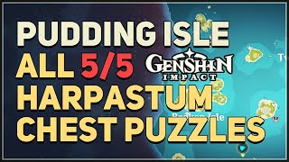 All Pudding Isle Harpastum Chest Puzzles Genshin Impact screenshot 2