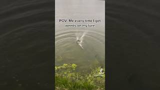 I do this all the time #moss #bass #fishing #weeds