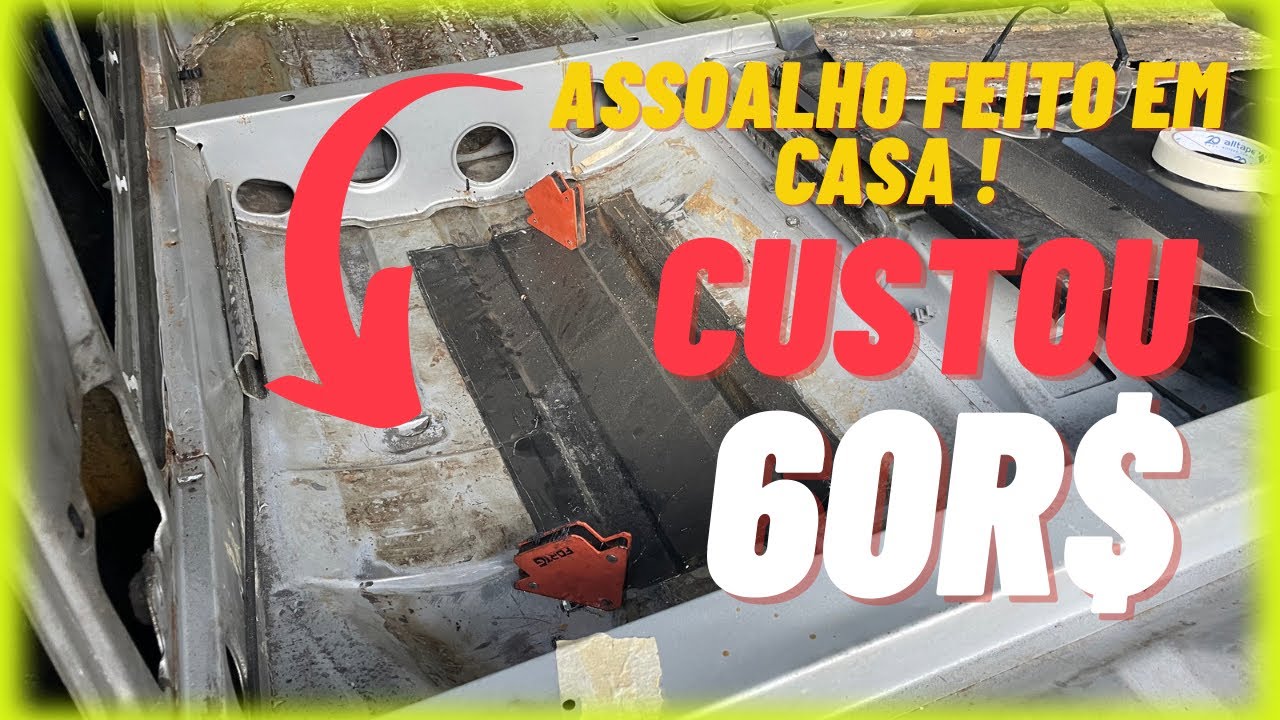 REMENDO NO ASSOALHO FEITO EM CASA !