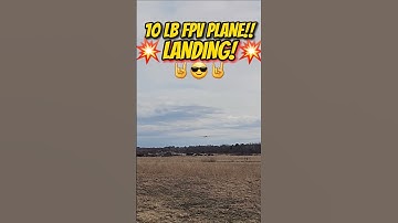 💥Landing💥 10LB 🤯 FPV LONG RANGE ✈️ PLANE #shorts #short #reels #fyp #fypシ #new #drone #usa #fun #fpv