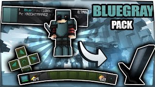 Bluegray 128x Pack [BOOST FPS] PvP Texture Pack [1.2.9 & 1.2.X] - Minecraft PE (Pocket Edition)