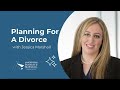 Divorce can be one of the most emotionally challenging events during a person's lifetime. Therefore, it is critical you prepare well for your divorce. In this video, managing partner Jessica Marshall will talk about how you can best #plan for a #divorce.