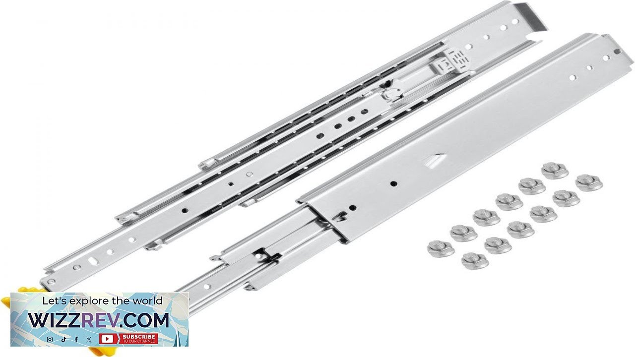 VEVOR Drawer Slides with Dual Lock 1 Pair 26 inch Heavy Duty Industrial