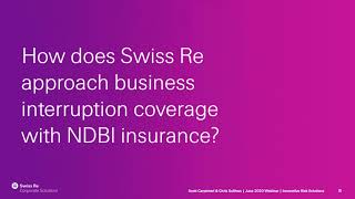 Webinar: Unlocking the mystery of NDBI Insurance