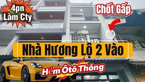 🏠 Nhà 3 lầu đẹp lung linh – Hẻm 5m Chiến Lược Thông 703 Hương Lộ 2 Bình Tân | Giá 4tỷ450 Xem là mê!