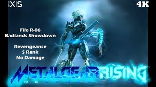 Metal Gear Rising: Revengeance - File R-06 - Badlands Showdown-(Revengeance - S Rank - No Damage)