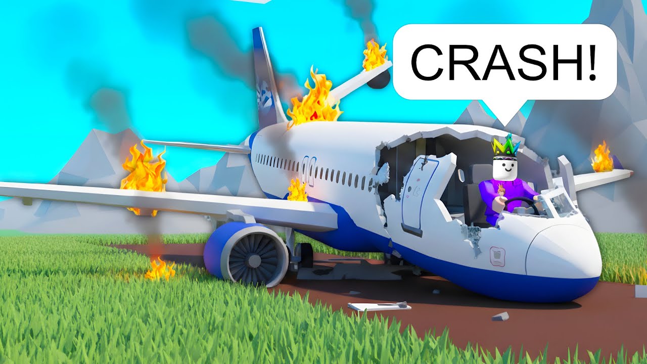 I Crash Plane on Roblox BUT Had PASSENGERS On Board