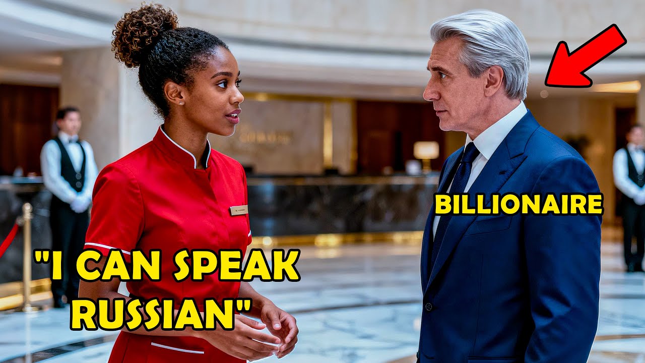 Nobody Understood the Russian Millionaire at the Hotel, Until the Black Maid Spoke Up