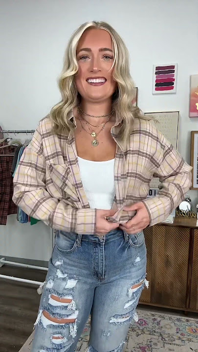 3 quick   easy flannel hacks 😉🤎 spice up your look with these next time you wear one! 🍂