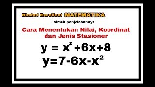 Matematika| Nilai & Jenis Stasioner
