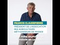 Le gaz renouvelable cestlebonsens  francis claudepierre agriculteur mthaniseur