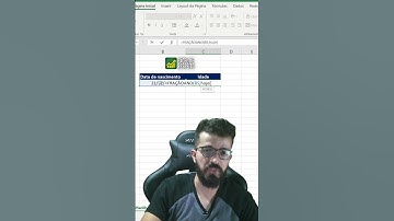 Calculando IDADE no Excel Rapidamente #shorts