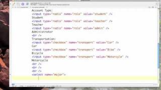 HTML: Drop-down lists