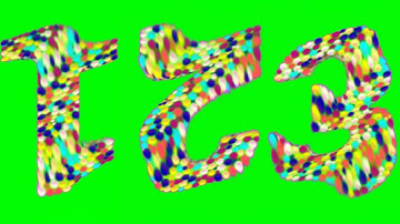 123 Numbers with Candy Logo/Sponsored Preview 2 Frank V2 Effects/