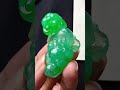 翡翠雕刻｜【童子】种老色阳浓郁起胶尺寸：50.8*26.4*10.9#翡翠 #jade #jadeite #缅甸玉 #缅甸翡翠 #翡翠玉石 #翡翠直播 #翡翠首饰 #jewellery #翡翠原石