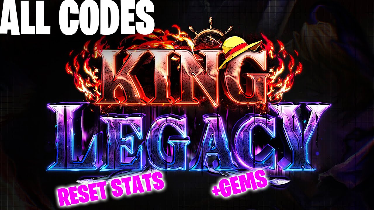 🔝 Códigos King Legacy - diciembre 2023 Códigos gratis