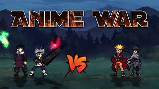 Asta (all form) & Yuno Knight VS Naruto (all form) & Sasuke Indra V2 in Jump Force Mugen