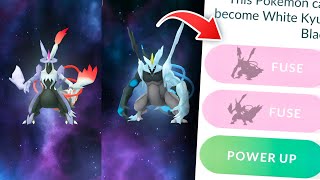 Shiny White & Black Kyurem Fusion Ultimate Power Unlock In Pokémon Go