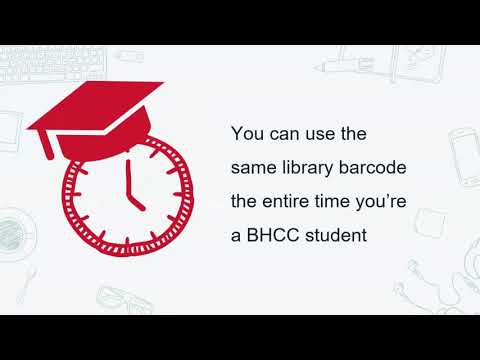 Get a BHCC Library Barcode and Password