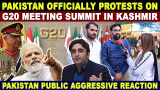 PROTEST IN AZAD-KASHMIR DUE TO INDIA'S G20 MEETING | PAK FM THREATENS TO SERVE TEA | SANA AMJAD