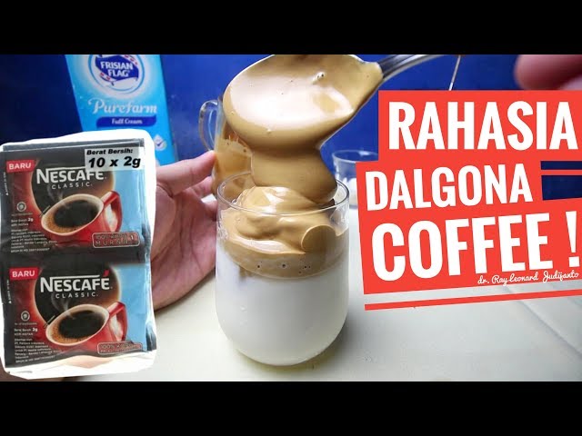 RAHASIA DALGONA COFFEE MENGEMBANG MAKSIMAL ! - RESEP KOPI dr. Ray Leonard Judijanto class=