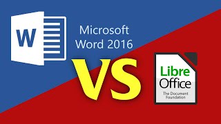 LibreOffice vs Microsoft Office 2016 | App Review for 2017 - 2018 - YouTube