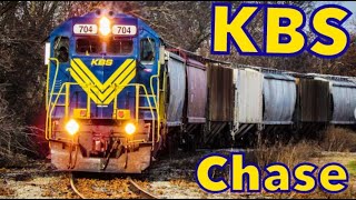 Chasing KBS Grain Train to Lafayette, Indiana!