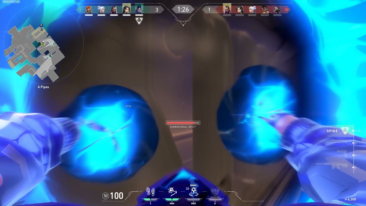 New yoru glitchh | plant spike with ult!! | Shorts