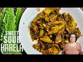Sweet and Sour Karela | Bitter Melon | Karela Sabzi | Sour & Sweet Karela by Manjula