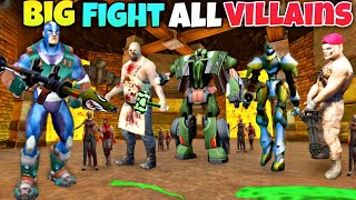 Rope Hero Big Fight With All Villain Robots | In Rope Hero Vice Town screenshot 2