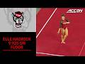 NC State Junior Elle Hadrick Claims The Top Spot On Floor With A 9.925