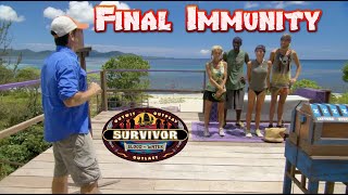 Rise To It (1 of 2) Final Immunity Challenge | Survivor: Blood vs. Water - S27E14: It's My Night