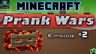 Minecraft Prank Wars!: Ep. 2 - Teh Base/Lava Gate