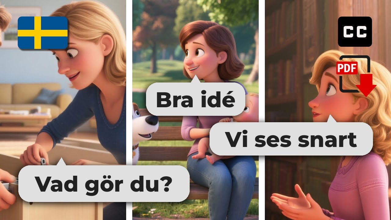 Boost Your Swedish 🇸🇪 7 Must-Know Beginner Conversations for Easy Learning!