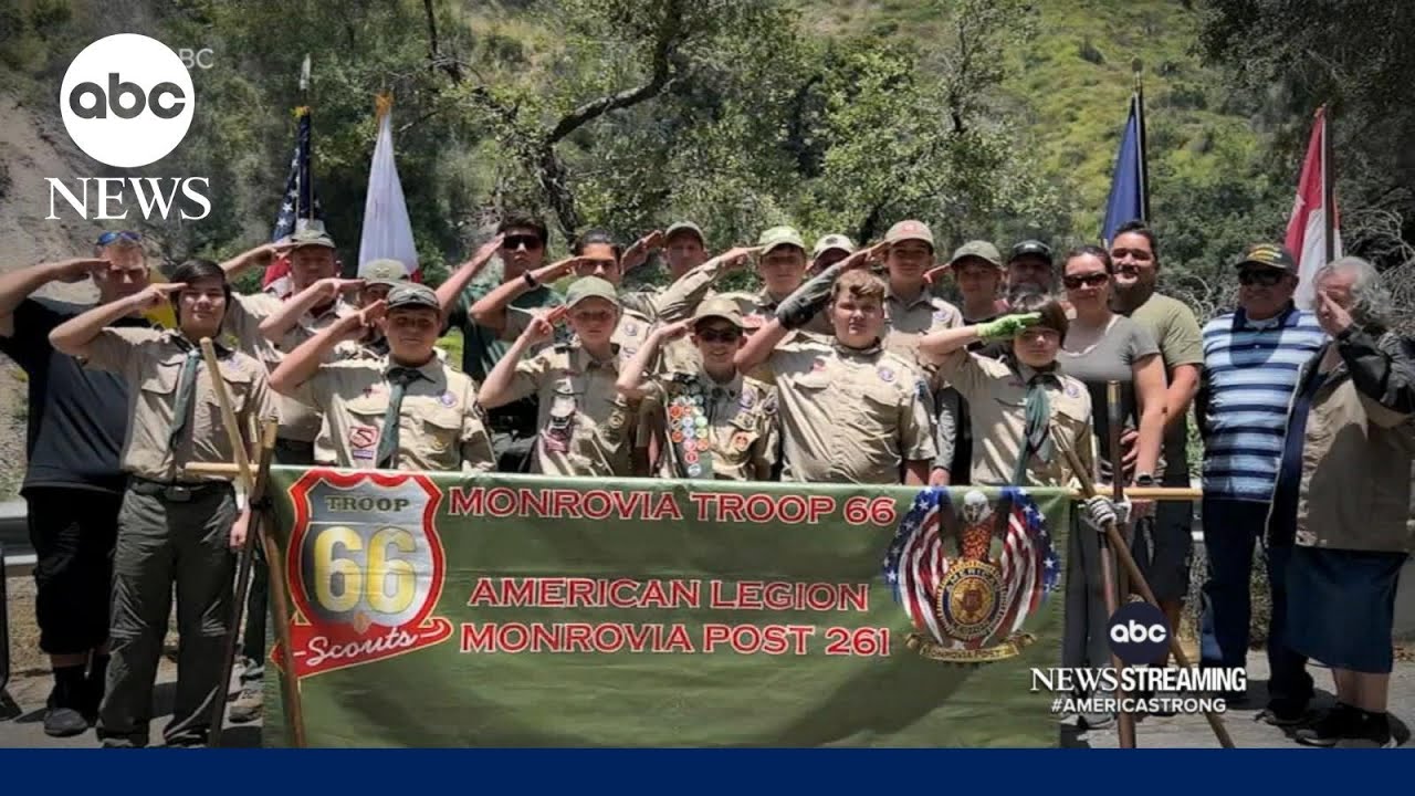 California Boy Scouts Clean Up Veterans Memorial |  WNT