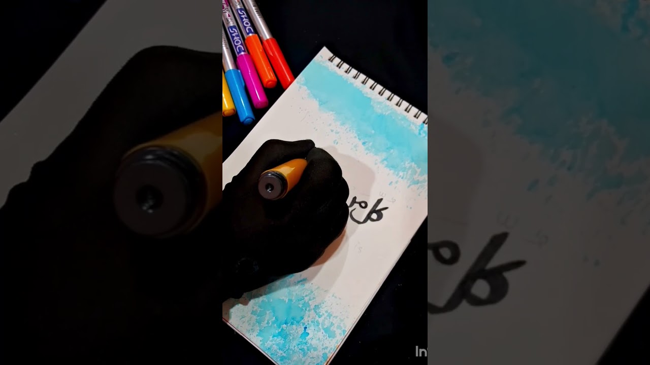 Arabic calligraphy ideas 😱 #shorts #viral #ytshorts