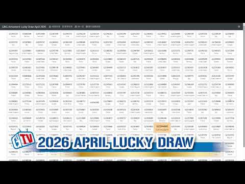 G&G Armament Lucky Draw April 2026