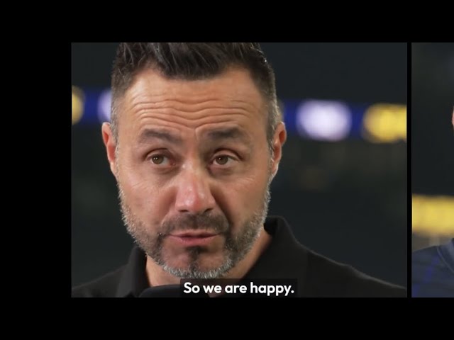 De Zerbi Interview Spurs 5-1 Charlton | Tottenham Hotspur vs Charlton Athletic Carabao Cup / EFL Cup