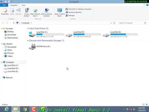 How to instaille visual basic 6.0 || Latest update 2018