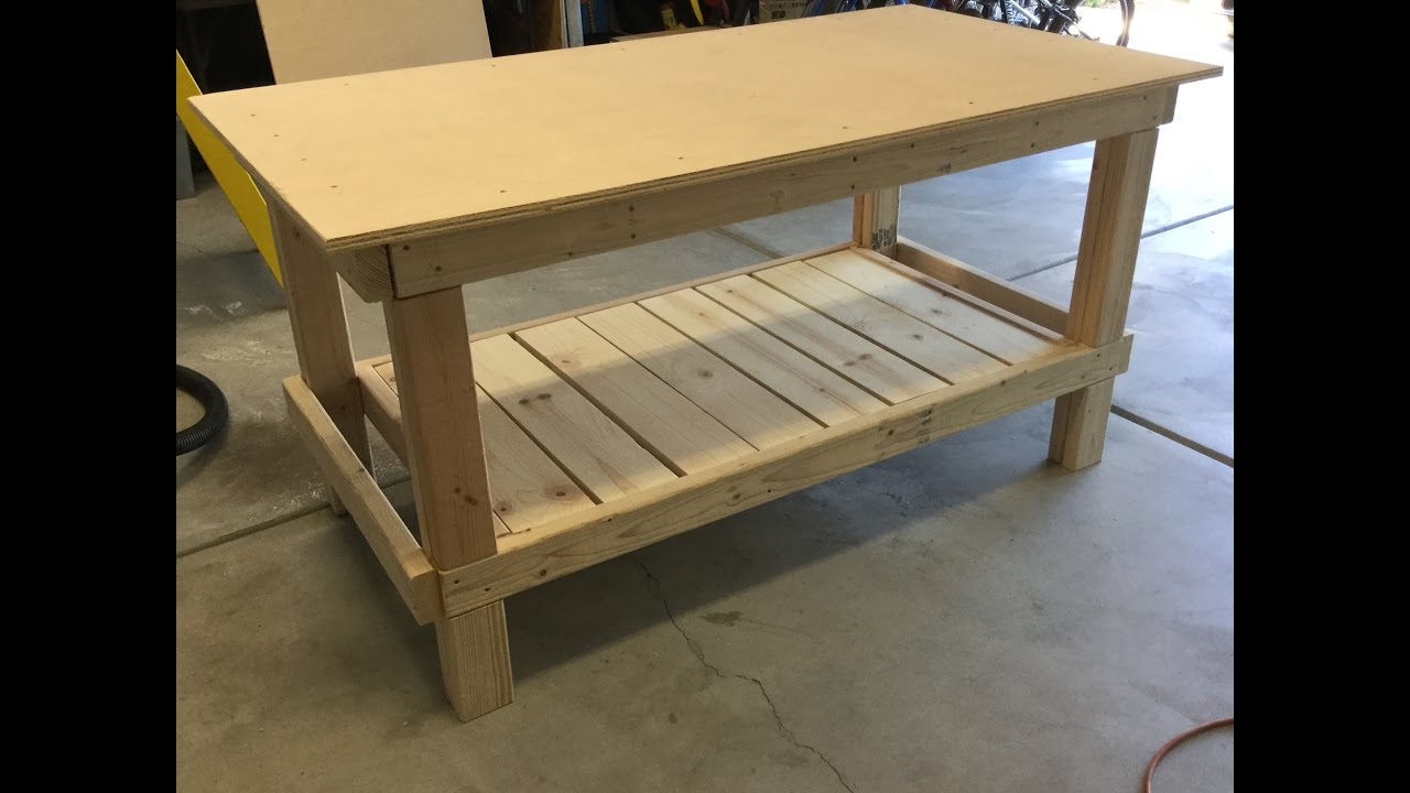 Easy-to-Build Simple WorkBench - YouTube