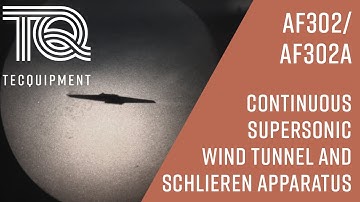 Continuous Supersonic Wind Tunnel AF302 and Schlieren Apparatus AF302a - TecQuipment